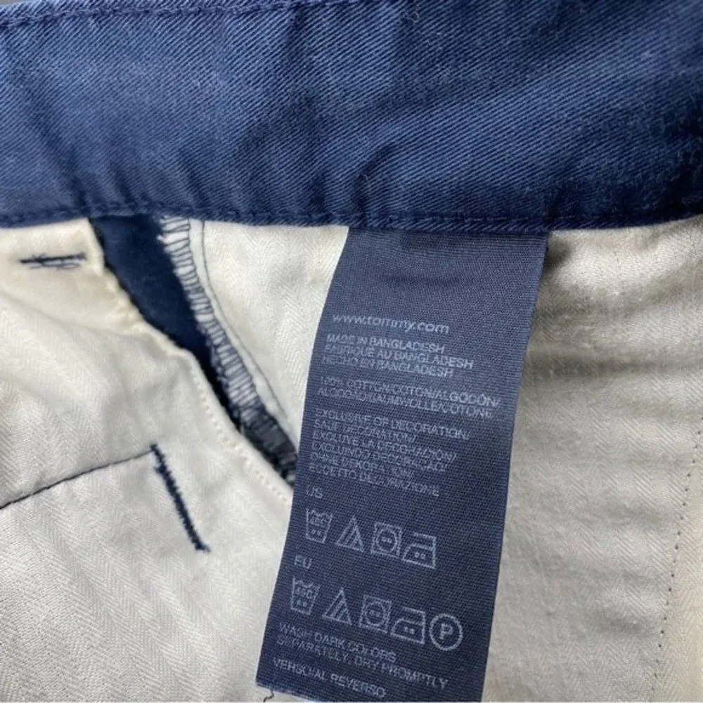 Tommy Hilfiger Blue Chino Khaki 5 Pocket Cotton 34 Waist Mens